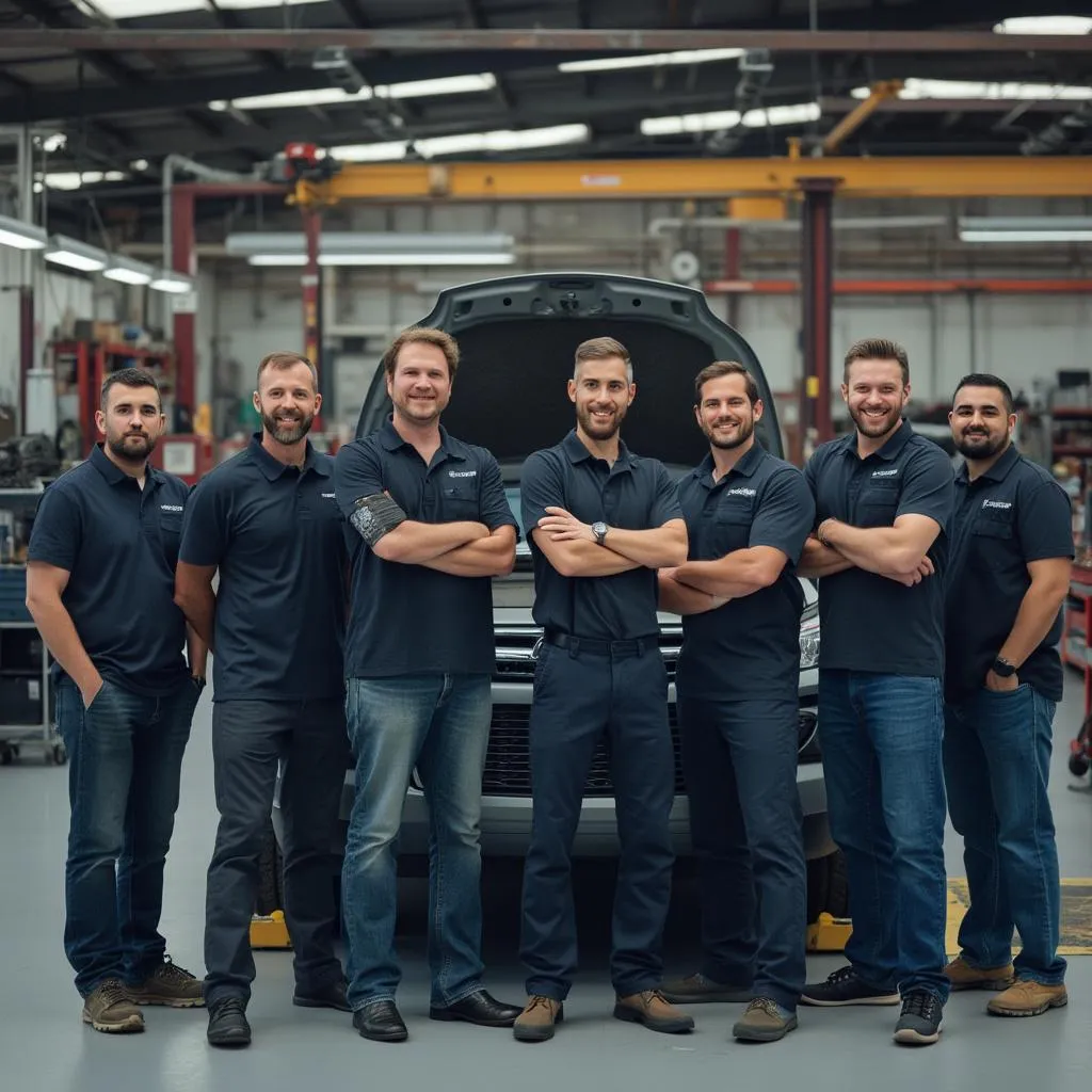 Automotive Team Gruppenfoto